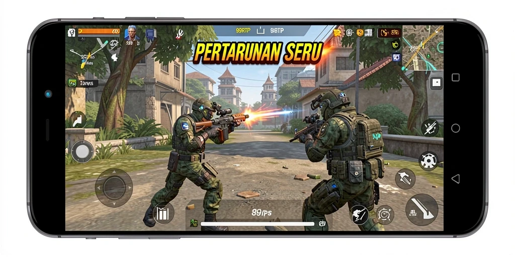 Screenshot dari gameplay seru dalam 99RTP, menampilkan aksi pertarungan yang mendebarkan.