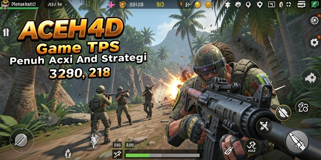 Tangkapan layar gameplay ACEH4D menunjukkan aksi intens dan strategi tim.