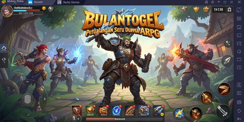 Tampilan gameplay seru dari BULANTOGEL yang mendebarkan.