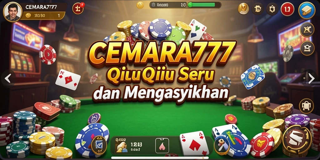 Tampilan gameplay seru QiuQiu di CEMARA777.