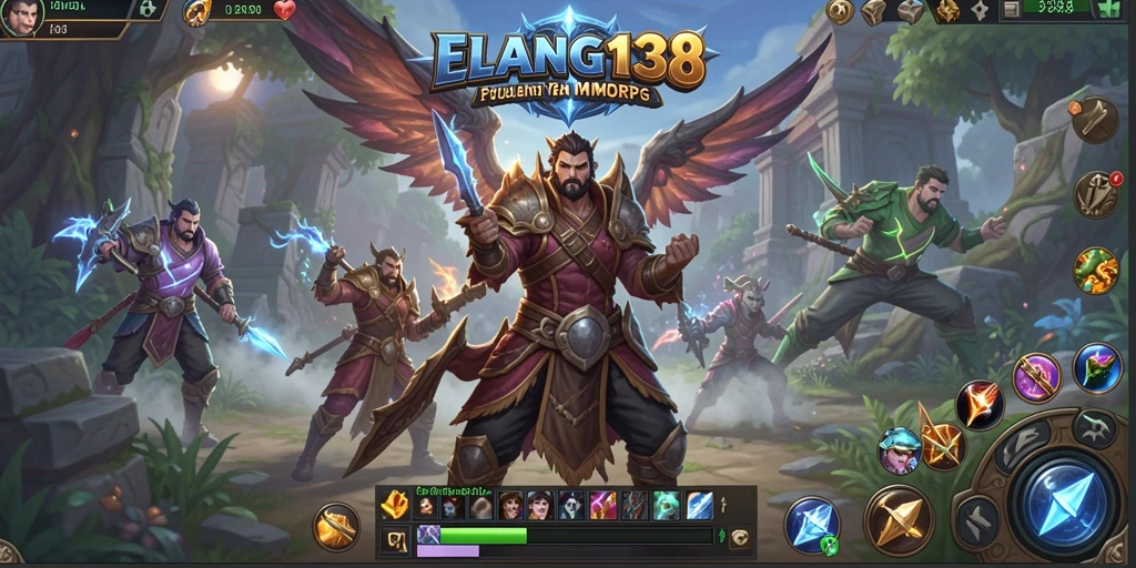 Tangkapan layar gameplay ELANG138 menampilkan pertarungan seru dan lingkungan yang memukau.