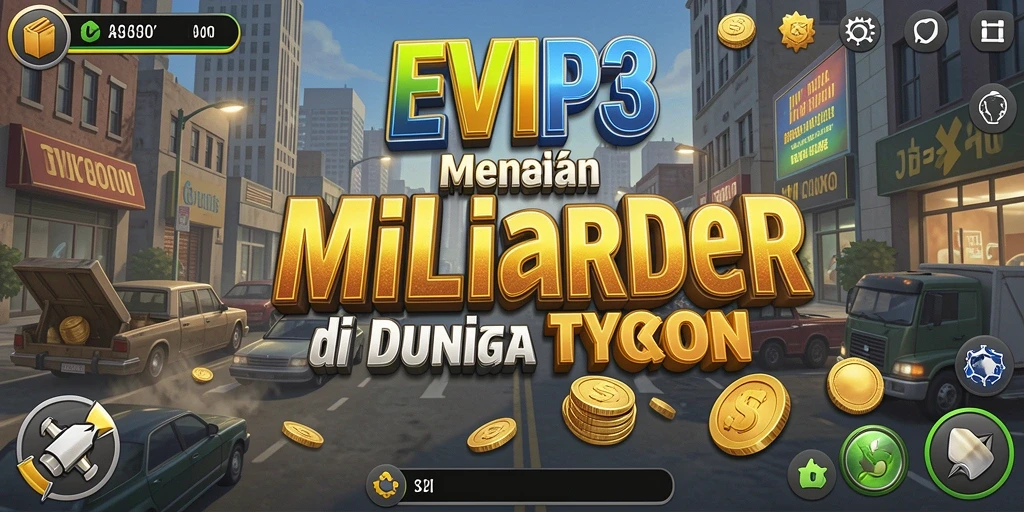 Tampilan gameplay EVIP3 yang menantang dan menarik.