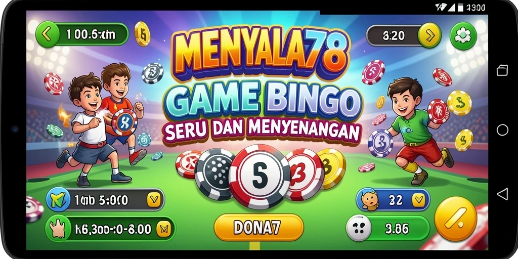 Screenshot gameplay MENYALA78 yang menampilkan keseruan bermain Bingo.