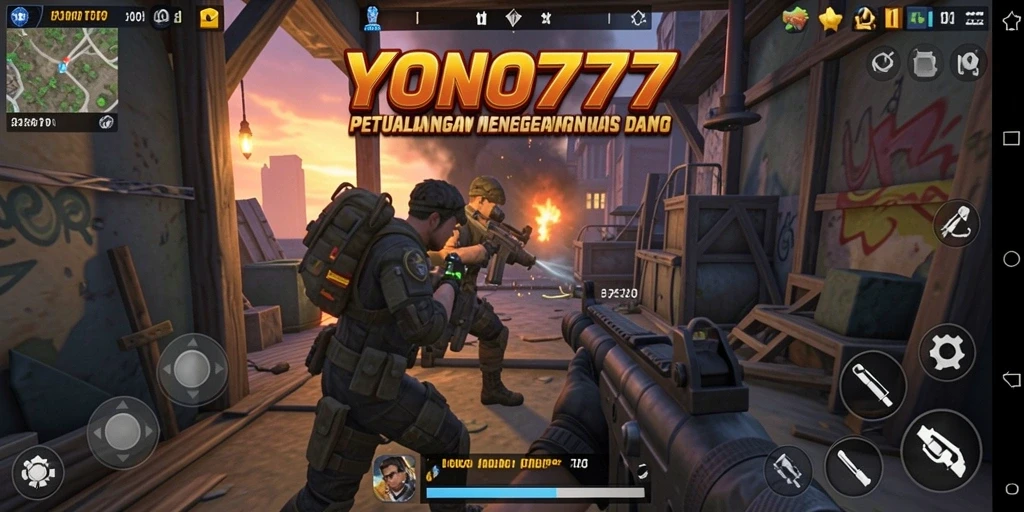 Tampilan gameplay YONO777 yang menegangkan dan seru.