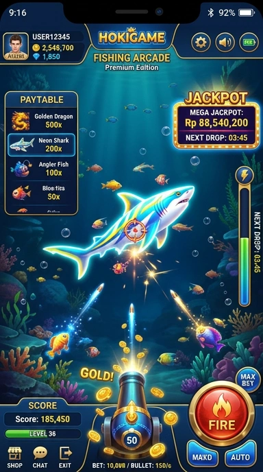Screenshot aplikasi hokigame menunjukkan fitur unggul yang mudah digunakan.